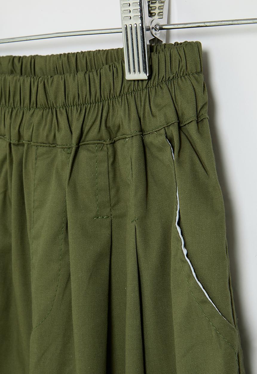 Pop Candy - Drawstring cuff pants - green