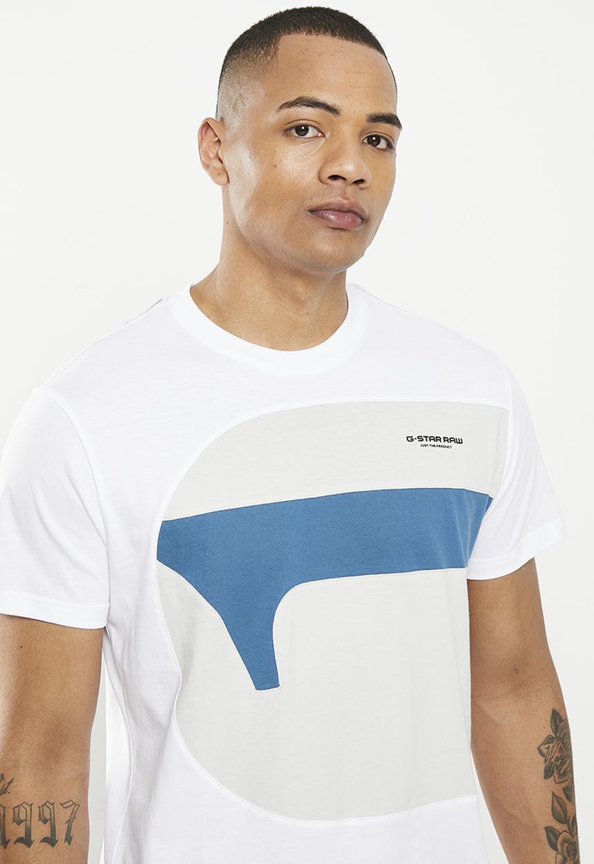 G-STAR - One cut and sewn gr r t short sleeve - white