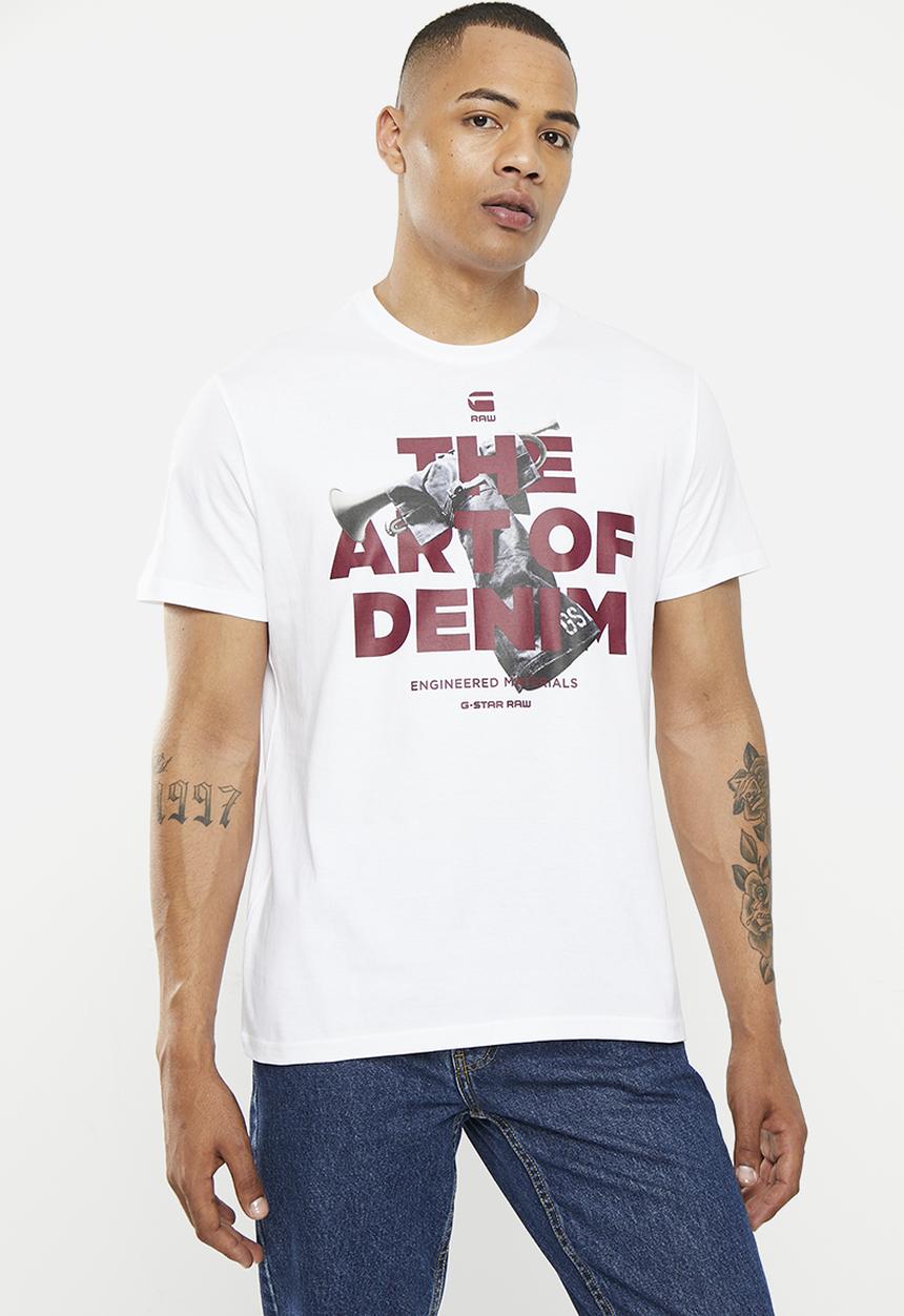 G-STAR - Graphic 17 r t short sleeve photo - white