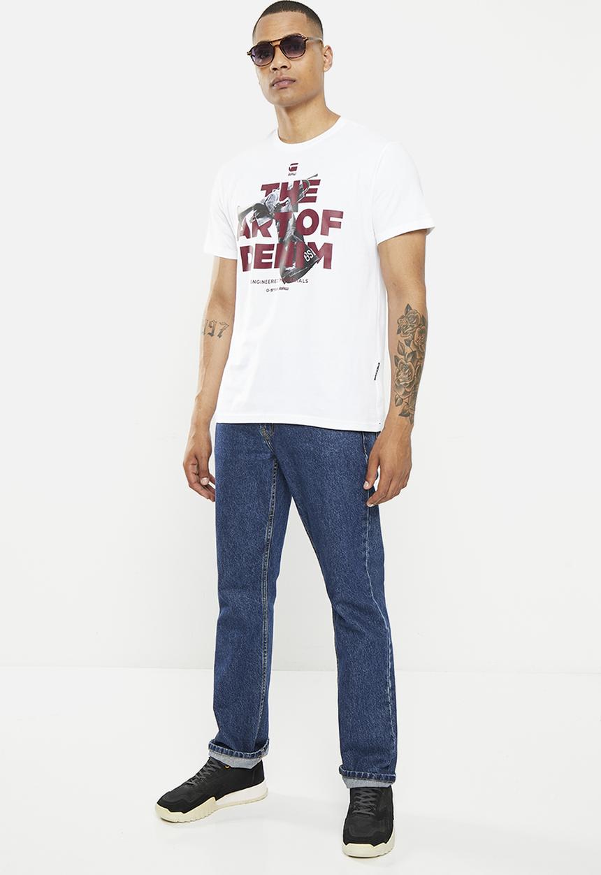 G-STAR - Graphic 17 r t short sleeve photo - white