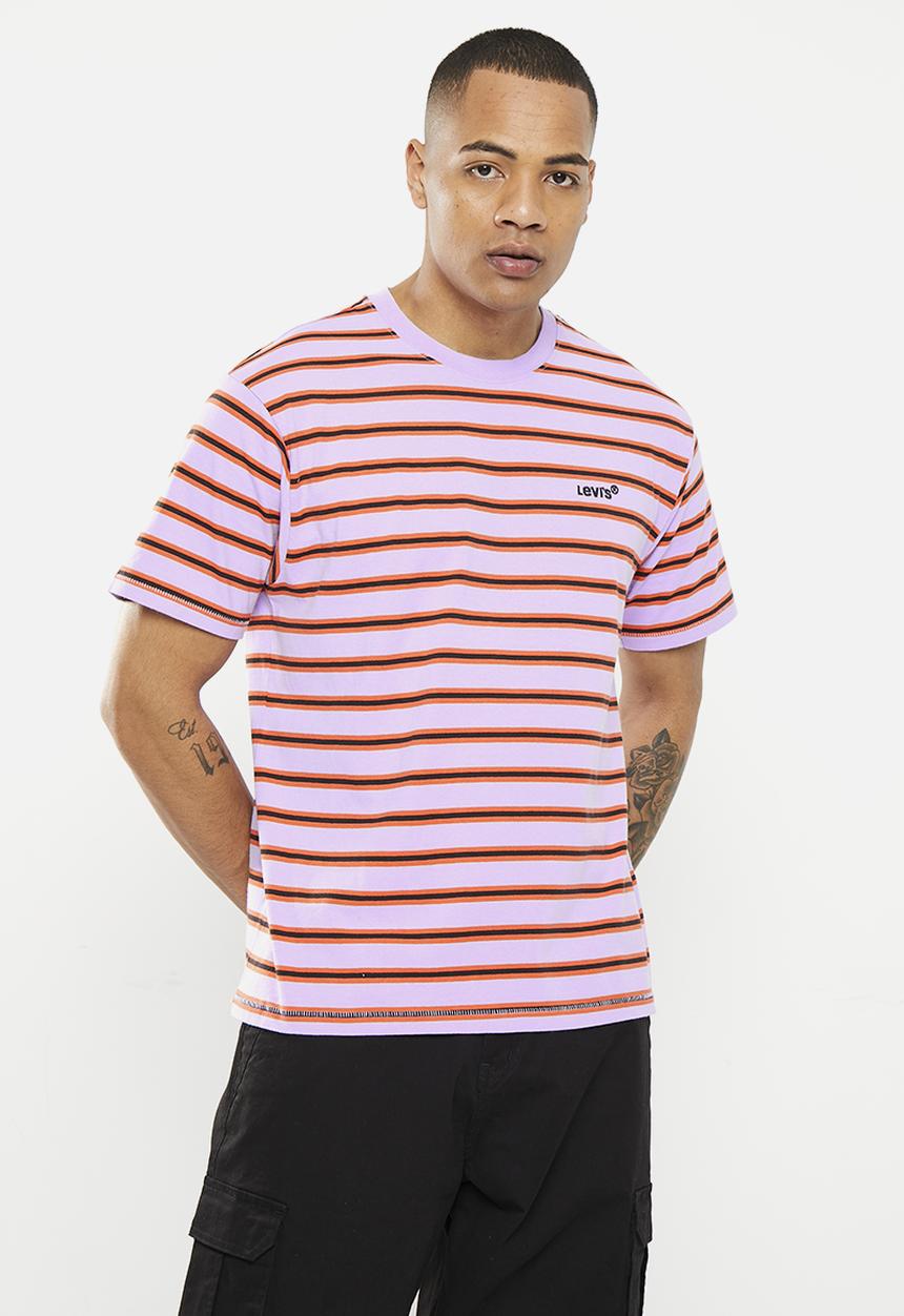 Levi’s® - Red tab vintage tee - finley stripe purple rose