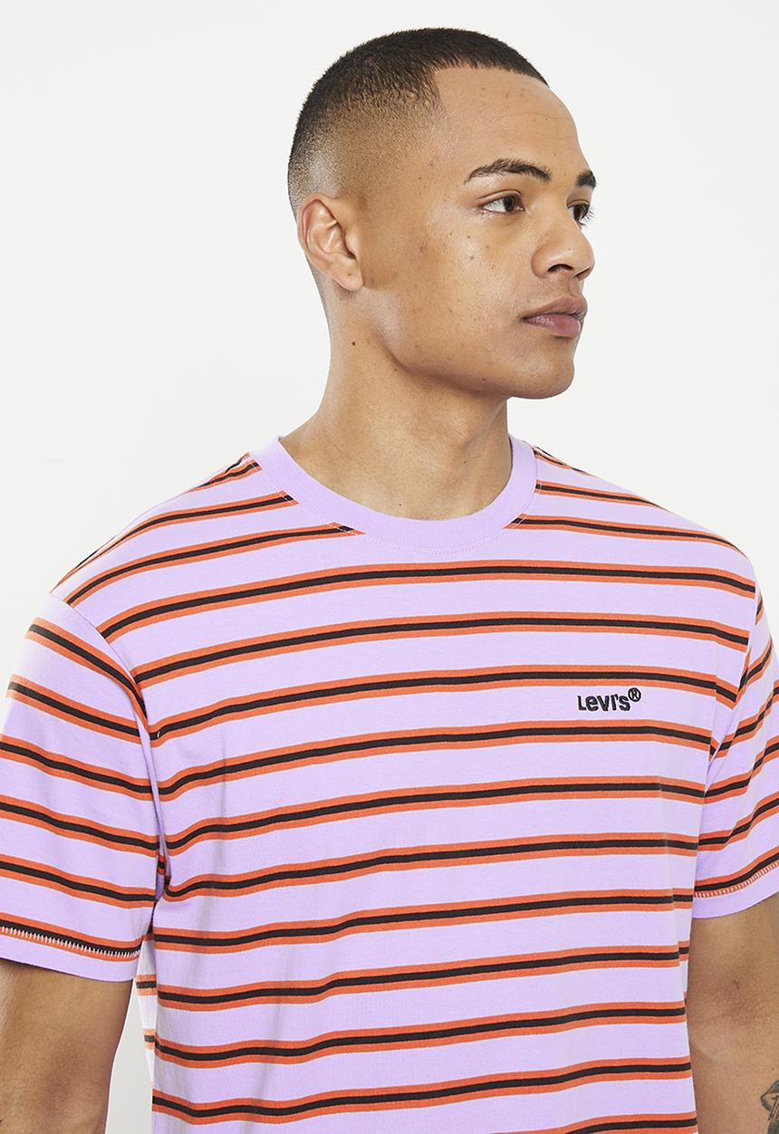 Levi’s® - Red tab vintage tee - finley stripe purple rose
