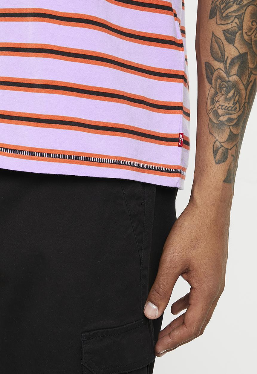 Levi’s® - Red tab vintage tee - finley stripe purple rose