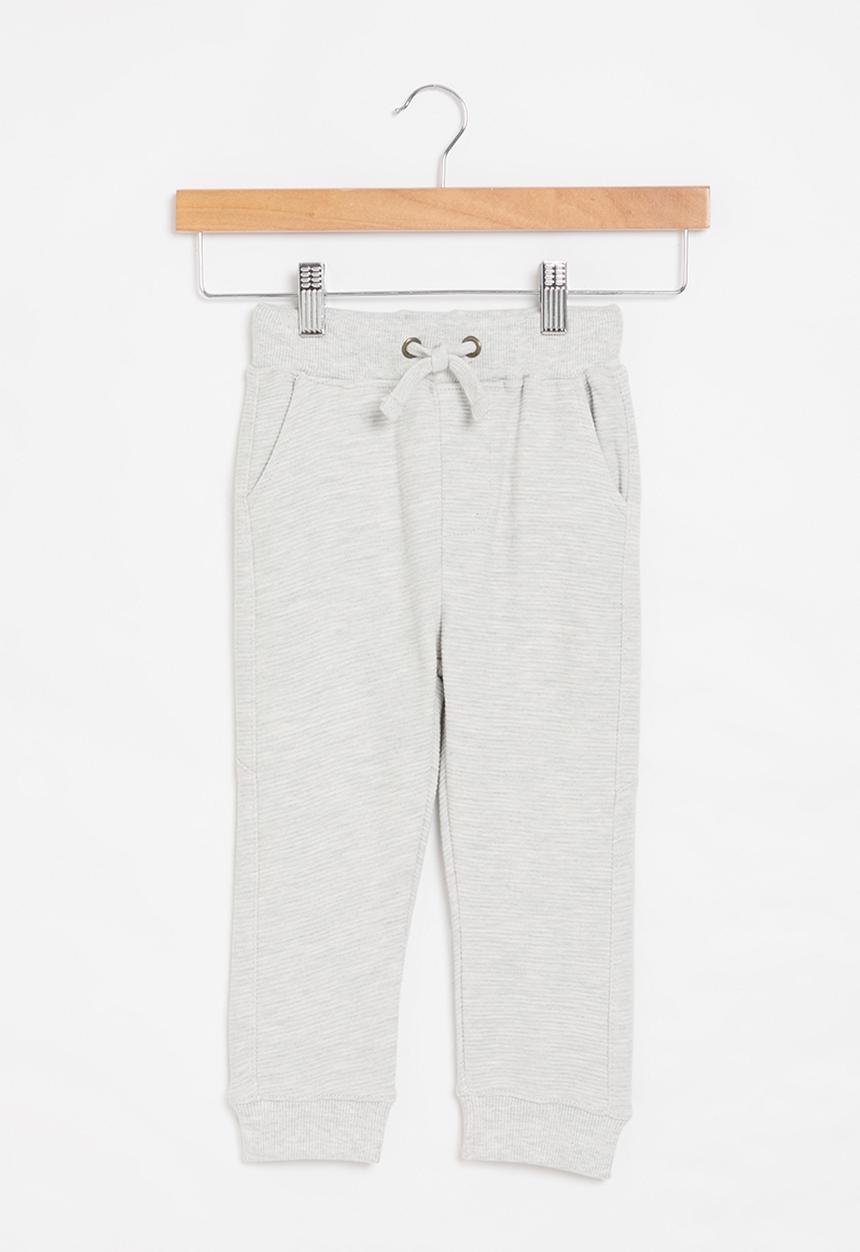 MINOTI - Ottoman fleece jogger - oat marle