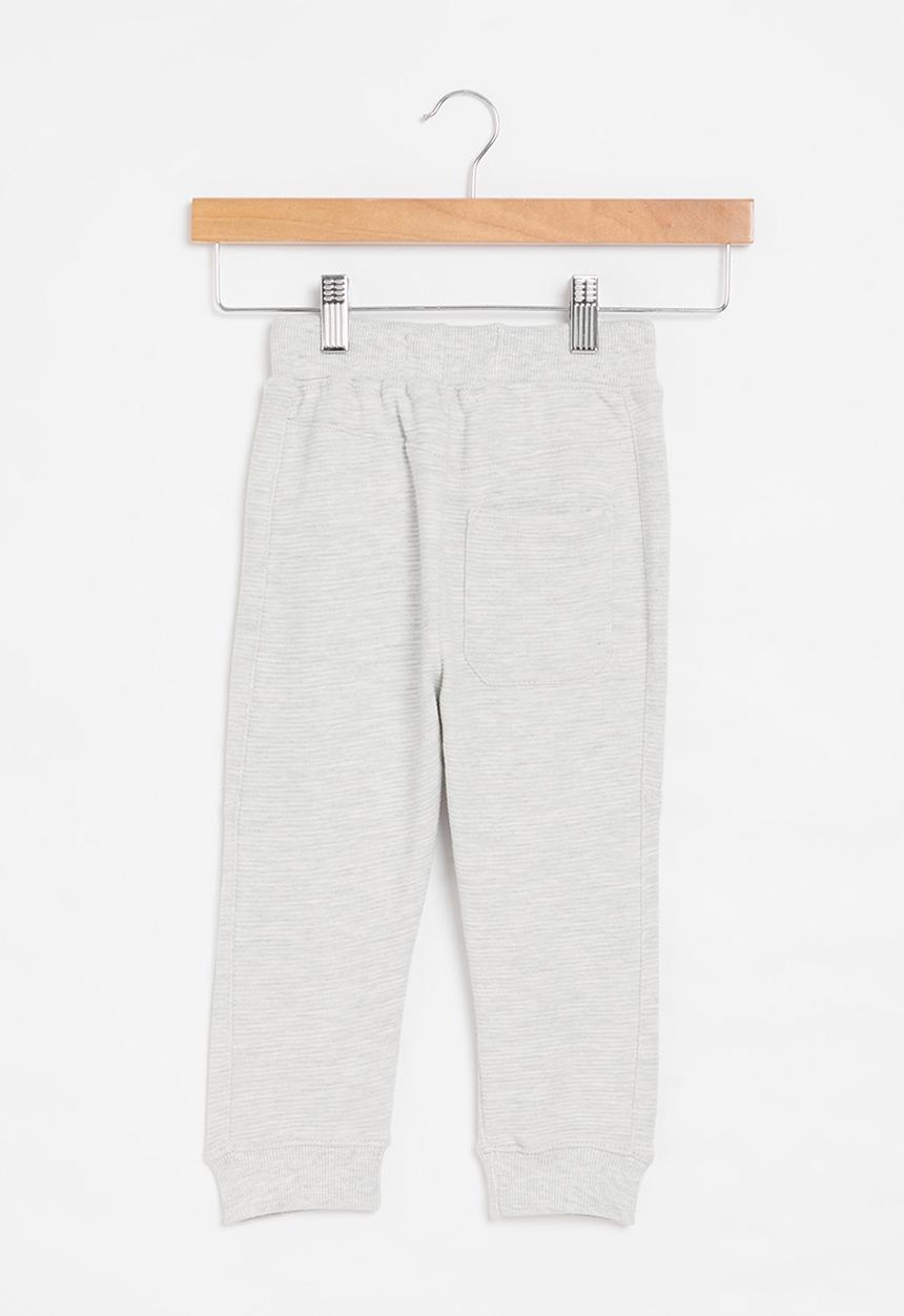 MINOTI - Ottoman fleece jogger - oat marle