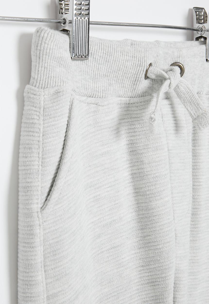 MINOTI - Ottoman fleece jogger - oat marle