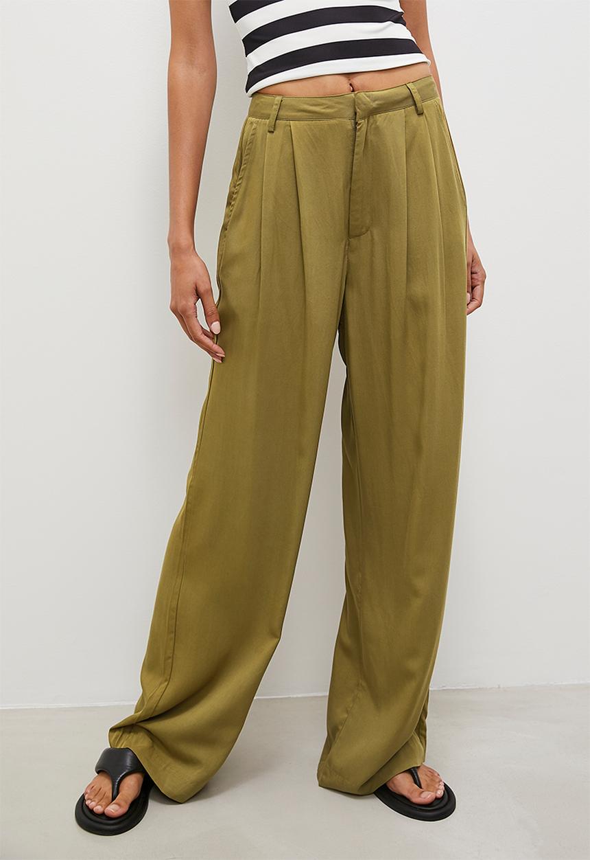 Superbalist - Fluid wide leg - green