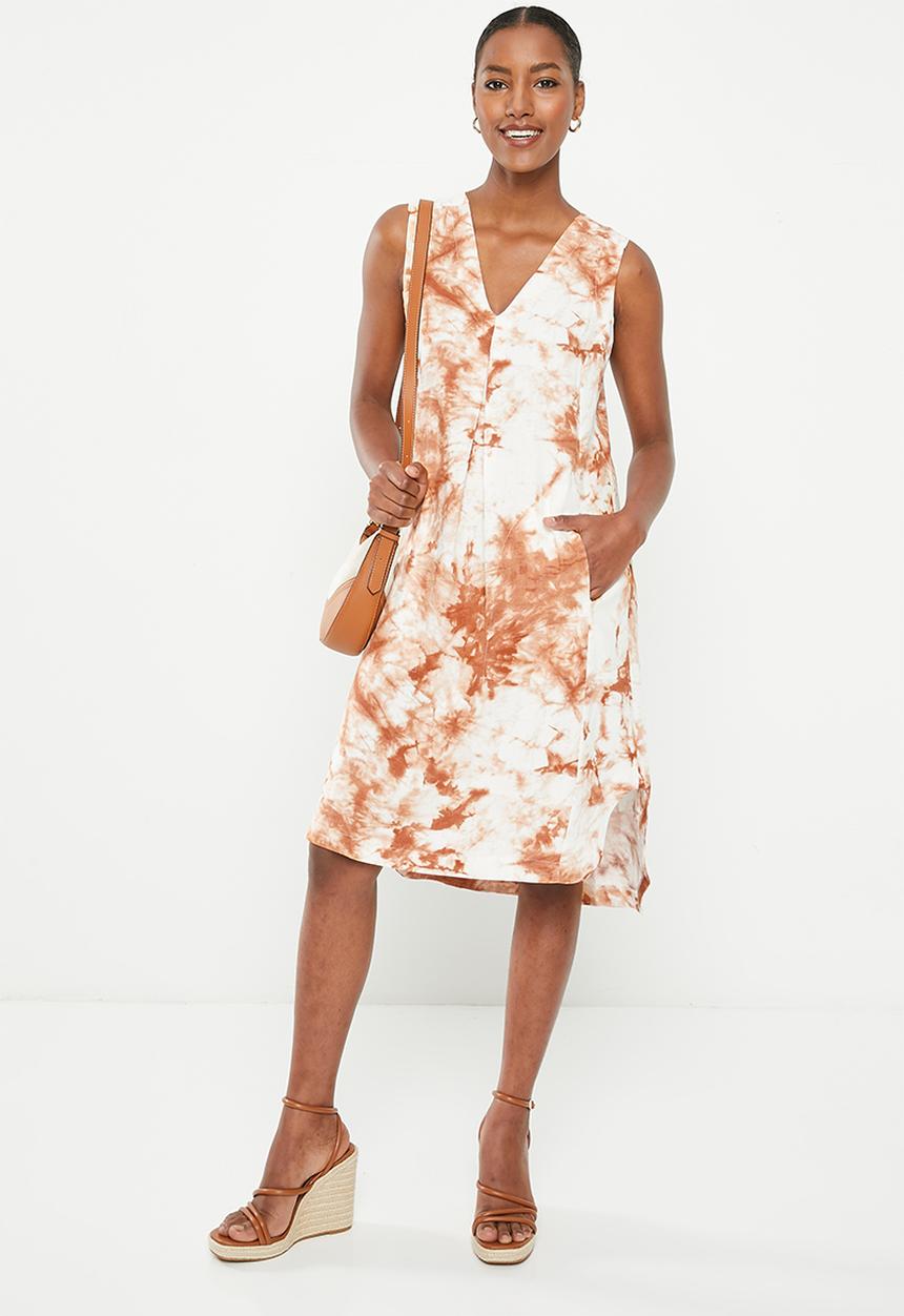 AMANDA LAIRD CHERRY - Innes - clay / white tie dye