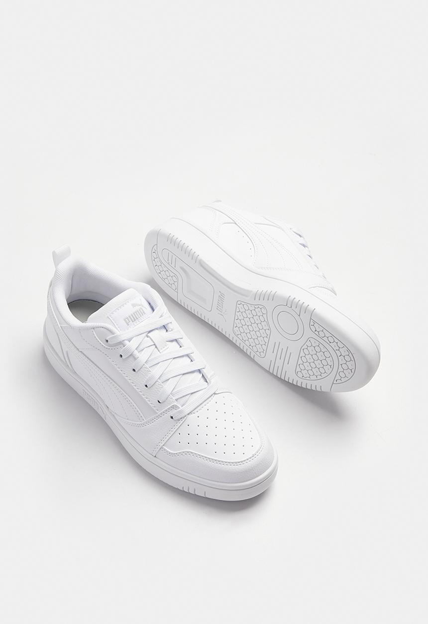 PUMA - Rebound v6 lo jr - white/grey