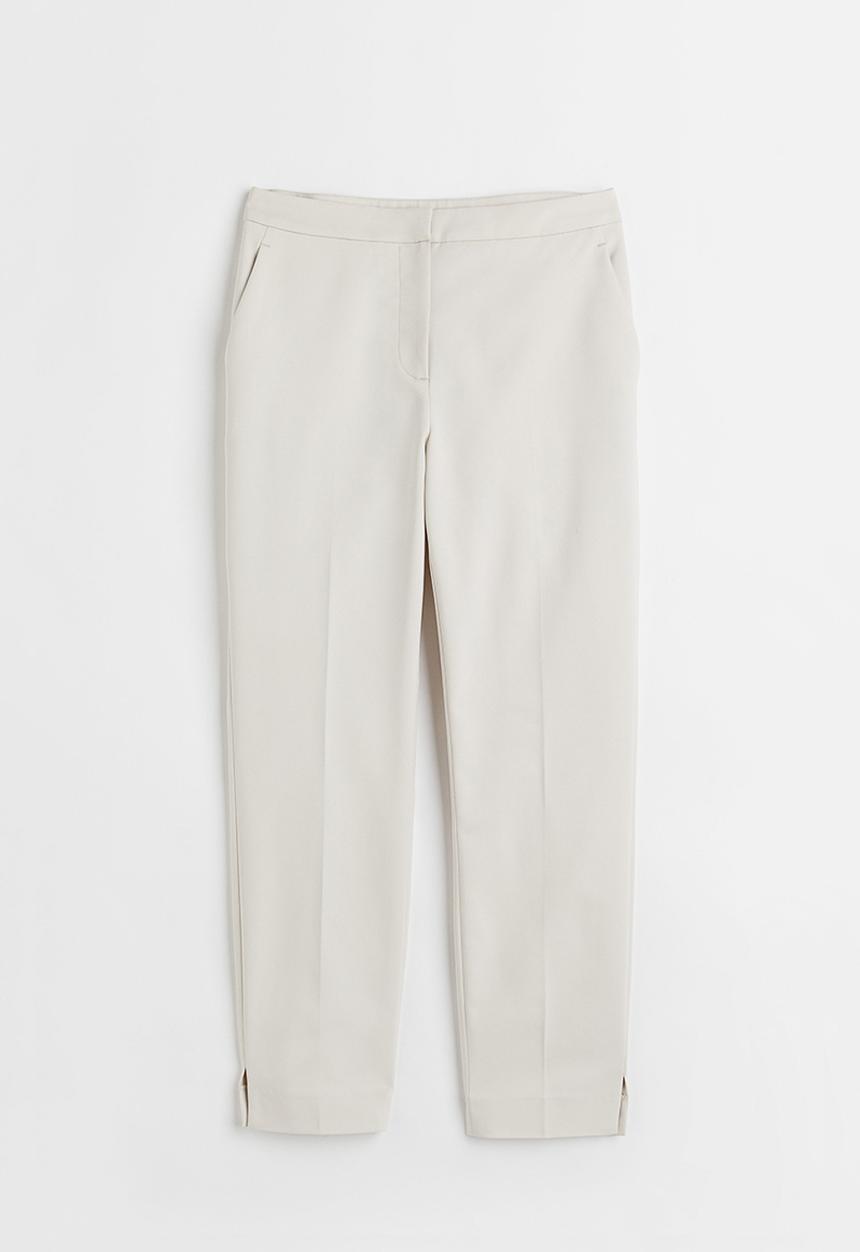 H&M - Tailored trousers - light greige