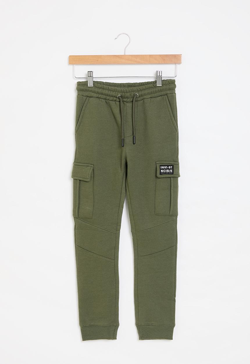MINOTI - Fleece combat jogpant - khaki