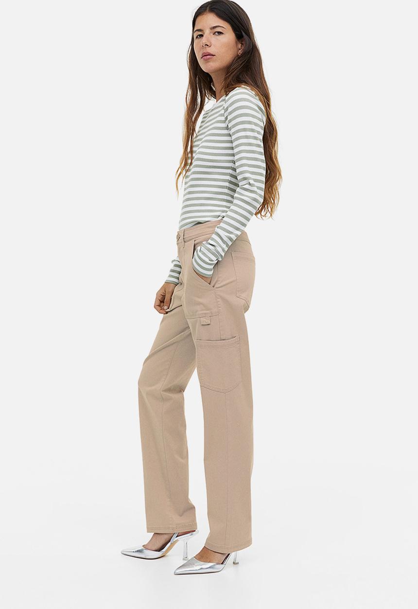 H&M - Twill utility trousers - beige