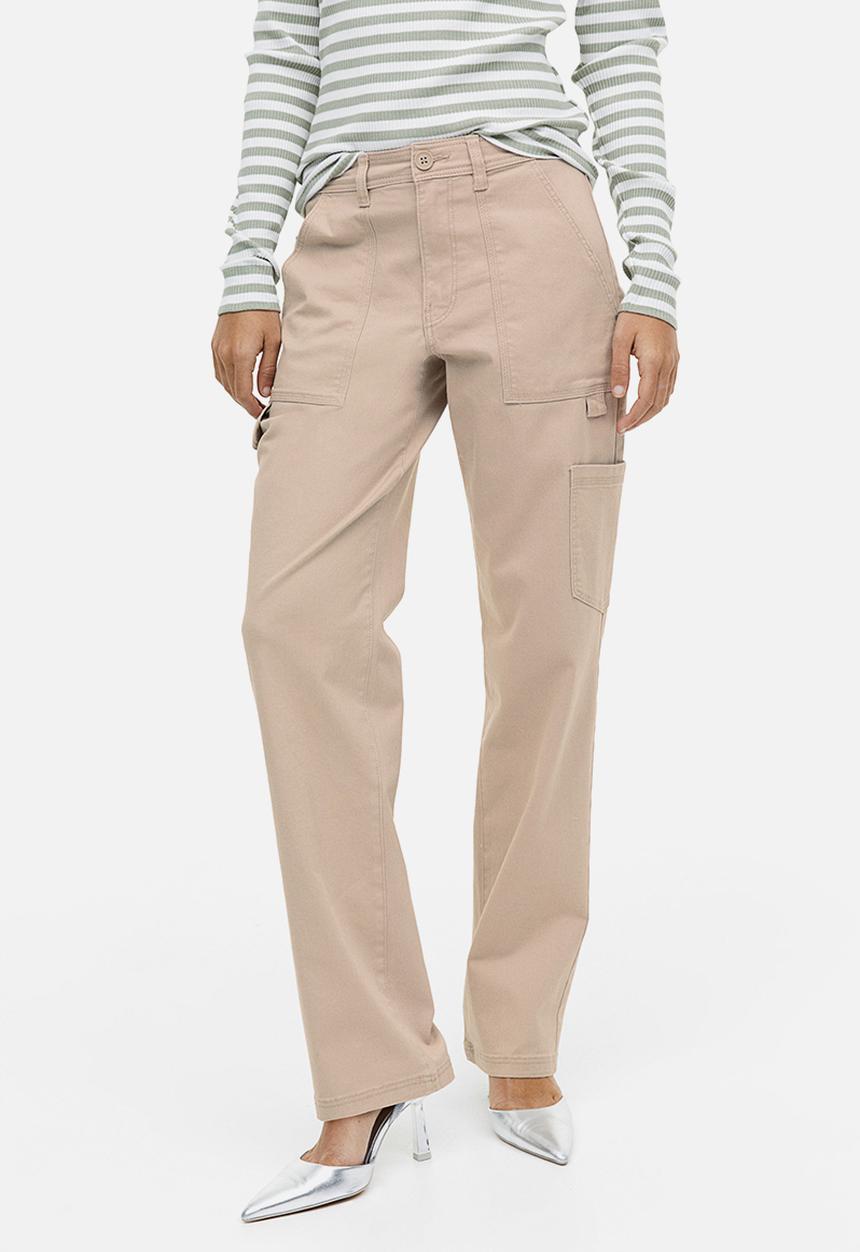 H&M - Twill utility trousers - beige