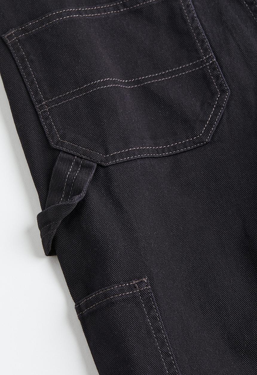H&M - Twill cargo trousers - black