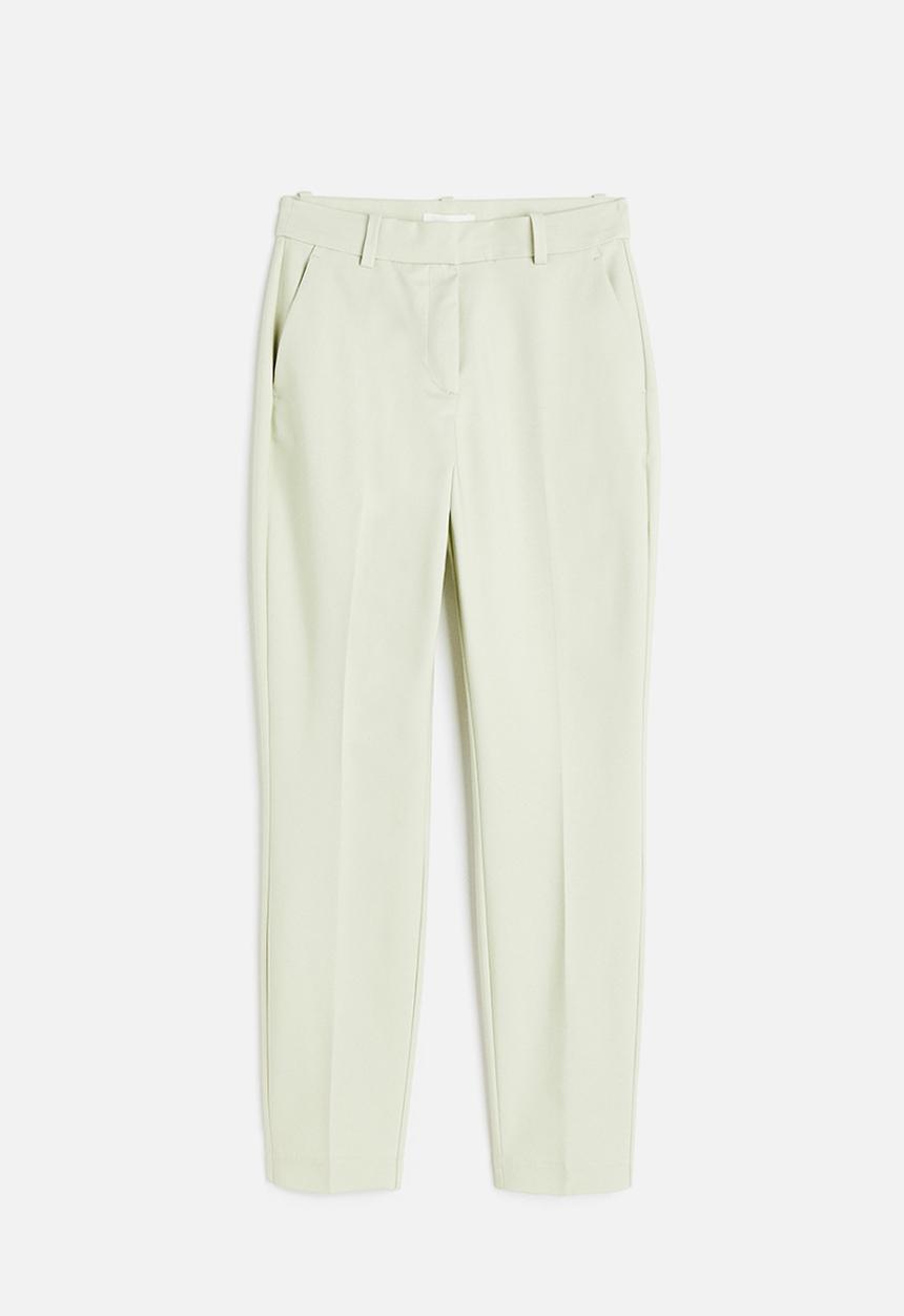 H&M - Cigarette trousers - light green