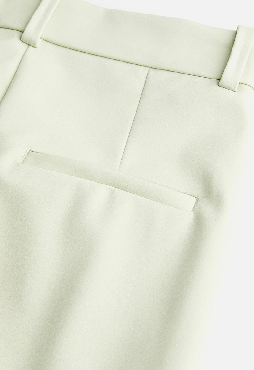 H&M - Cigarette trousers - light green