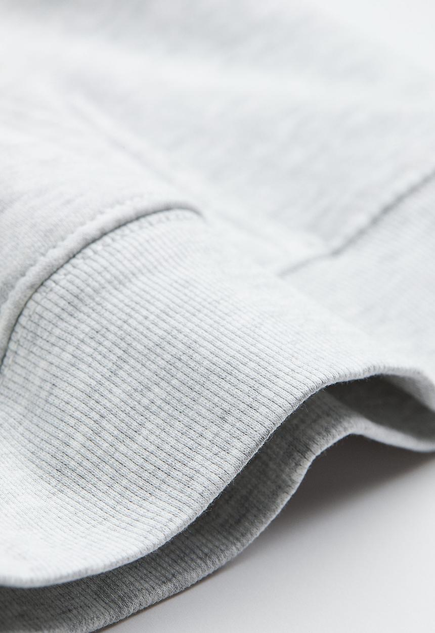 H&M - Hooded top - light grey marl 