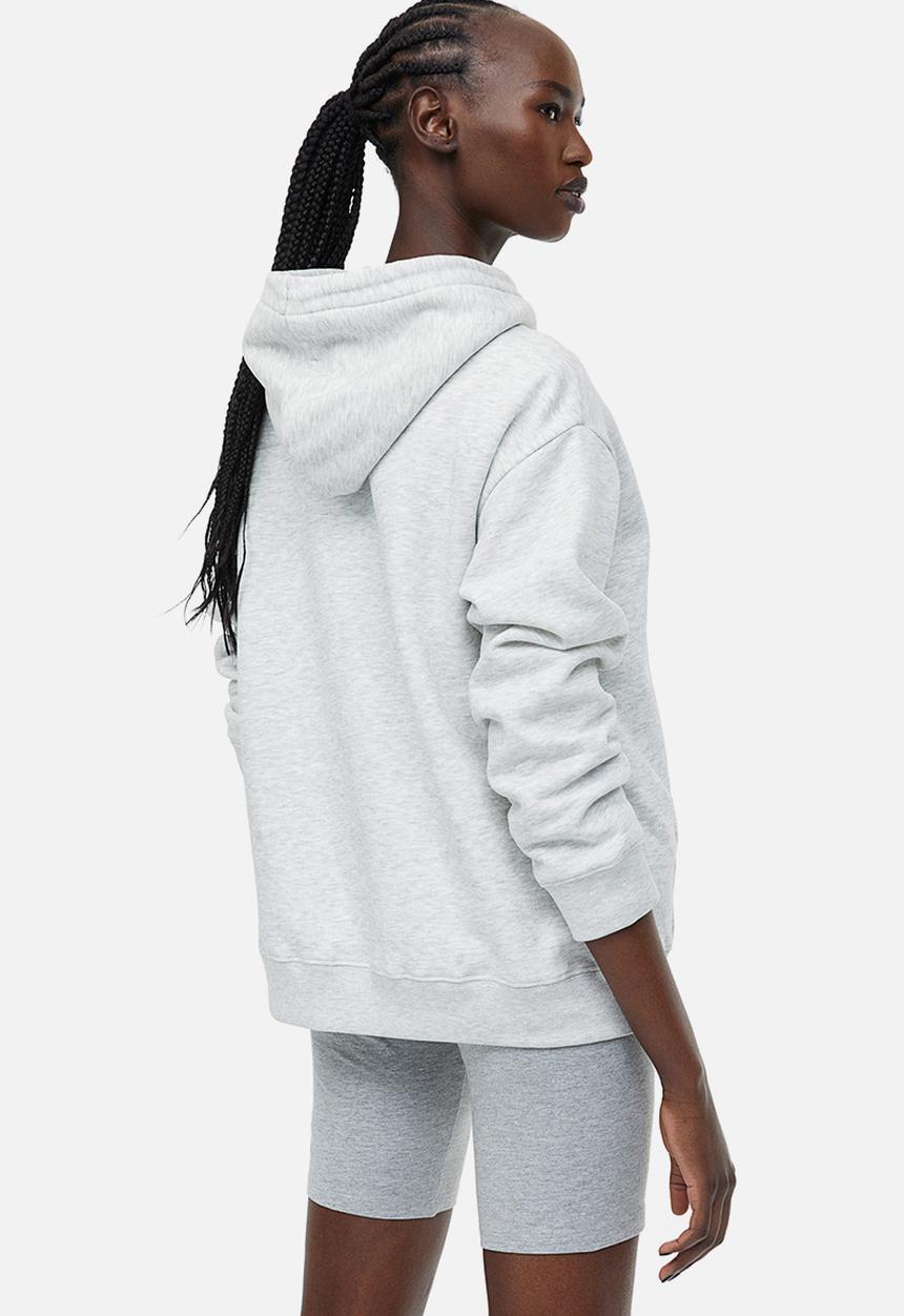 H&M - Hooded top - light grey marl 