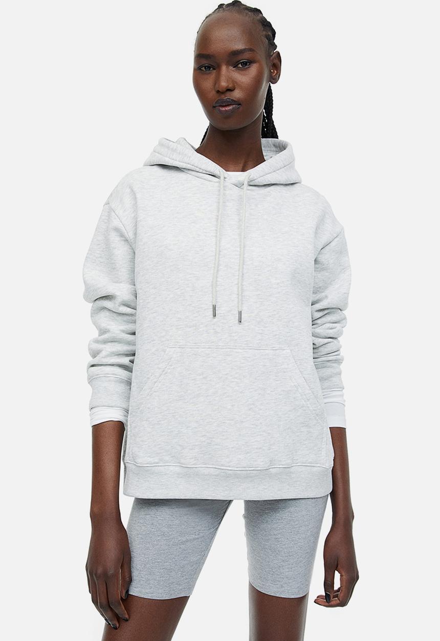 H&M - Hooded top - light grey marl 