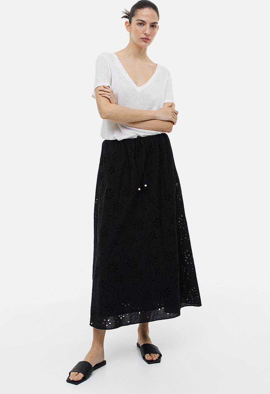 H&M - Linen T-shirt - white