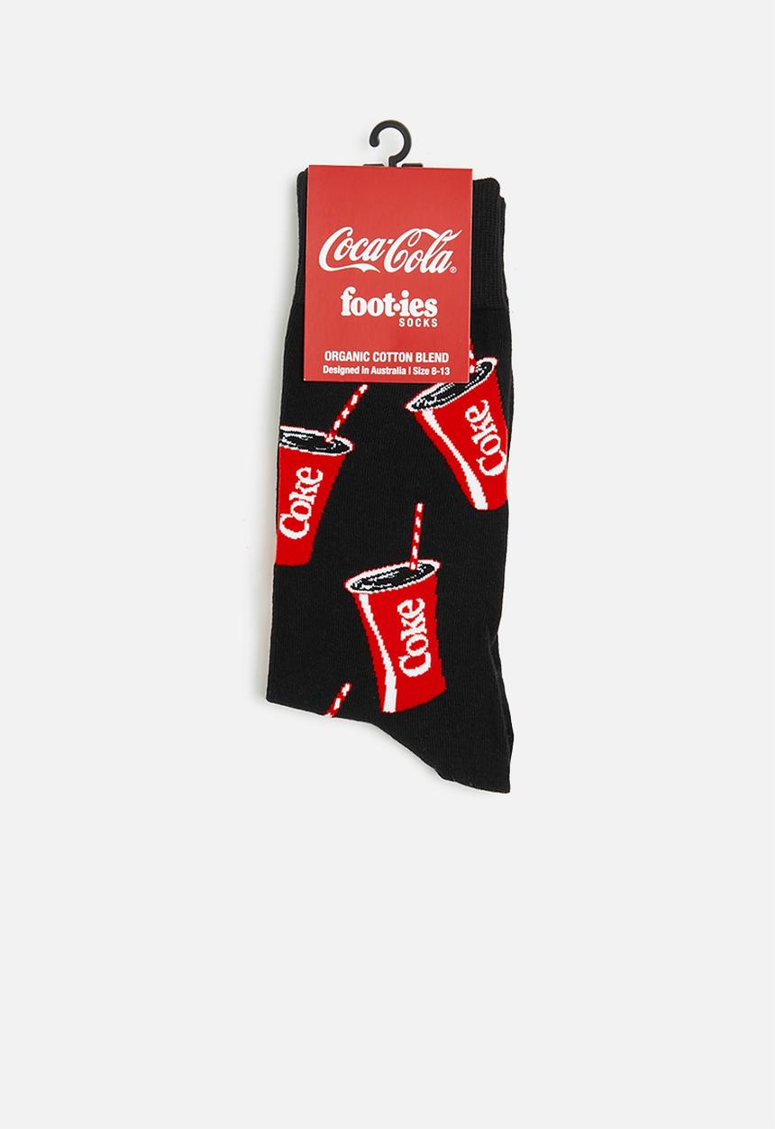 Foot-ies - Coke summer cup - black 