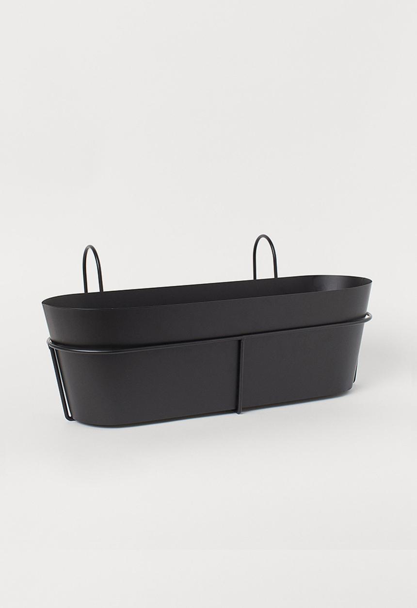 H&M - Metal window box - black