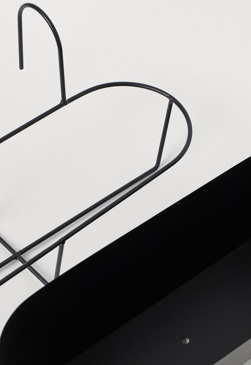 H&M - Metal window box - black