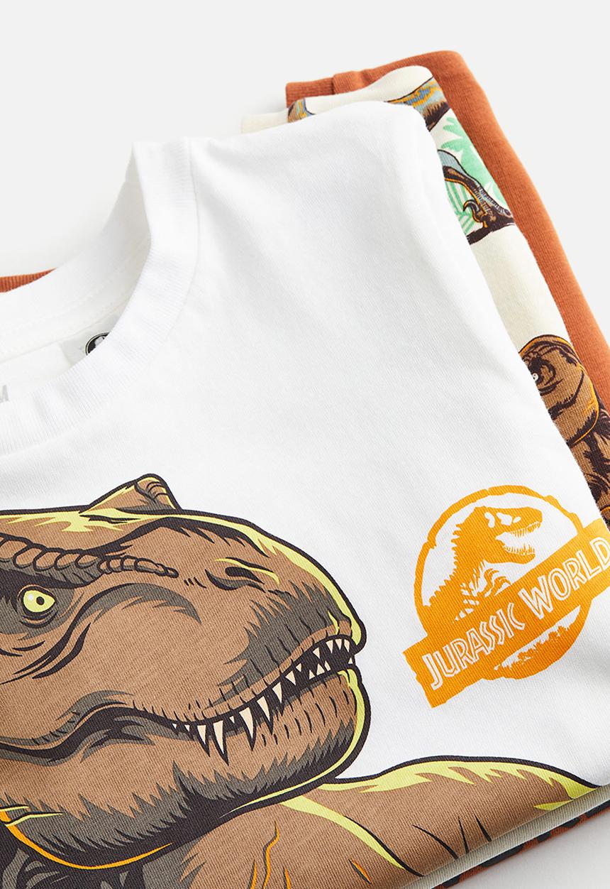 H&M - 3-pack printed t-shirts - multi
