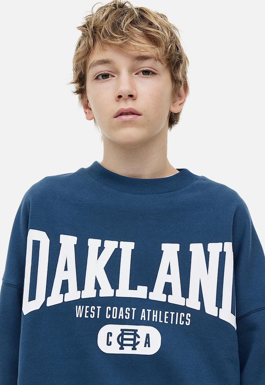 H&M - 2-piece sweatshirt set - dark blue/oakland 