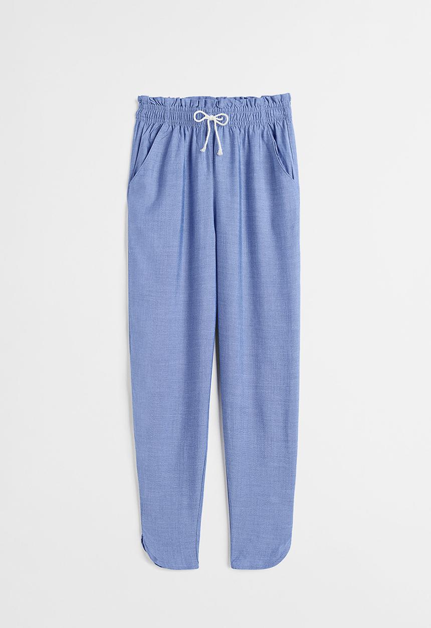 H&M - Joggers - light blue 
