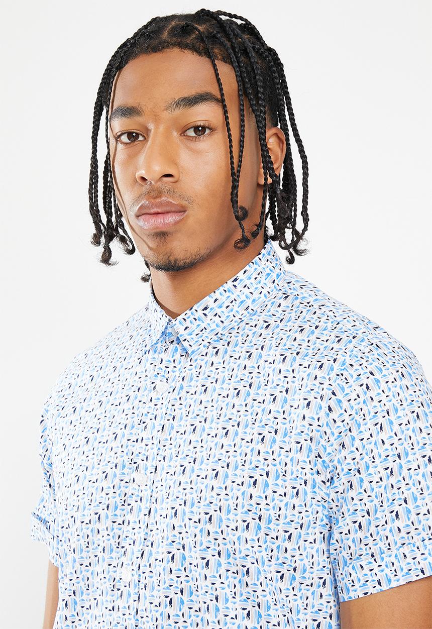 Brave Soul - Msh-625aztec - optic white & blue