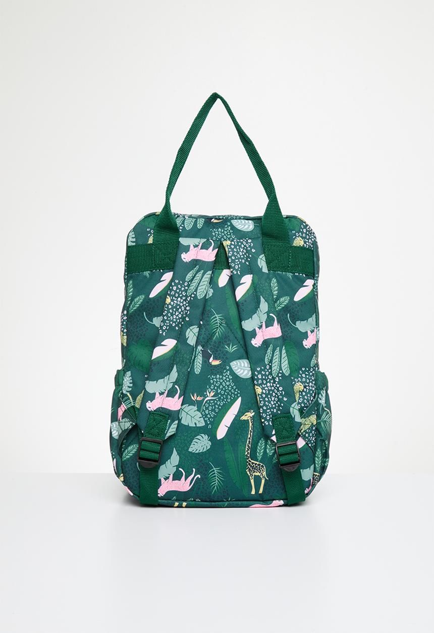 Ree Collective - All-rounder backpack (mom bag) jungle - green