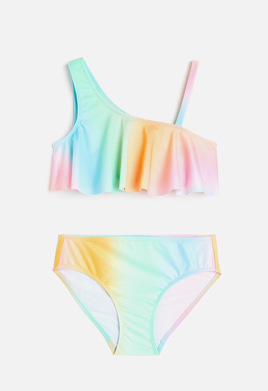 H&M - Flounced bikini - turquoise ombre 