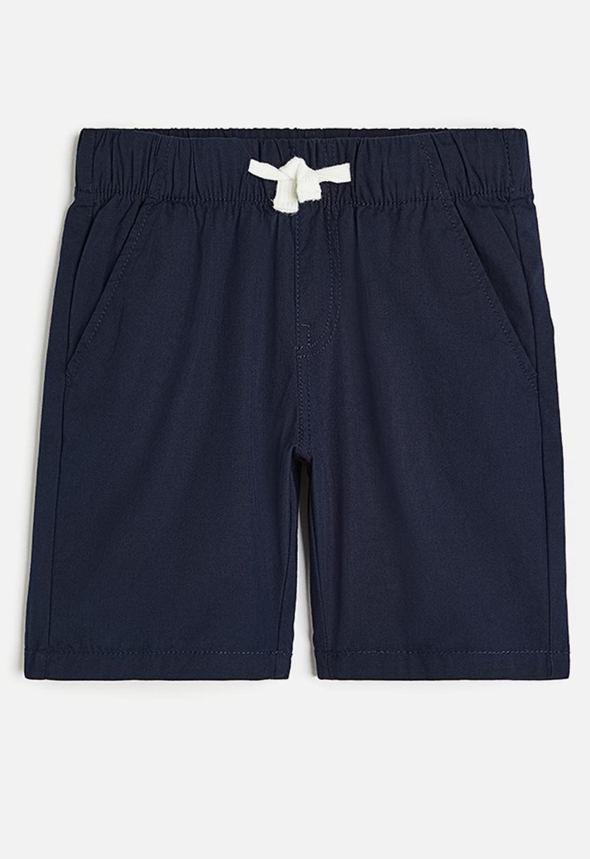 H&M - Cotton shorts - navy blue 
