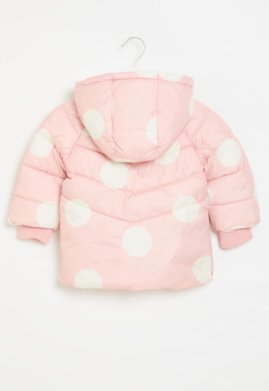 MINOTI - Puffa coat with ao spots - pink