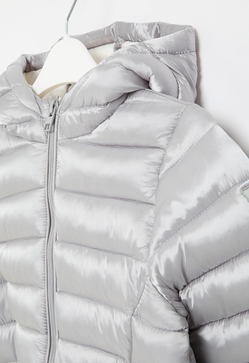 MINOTI - Girls basic puffa coat - silver