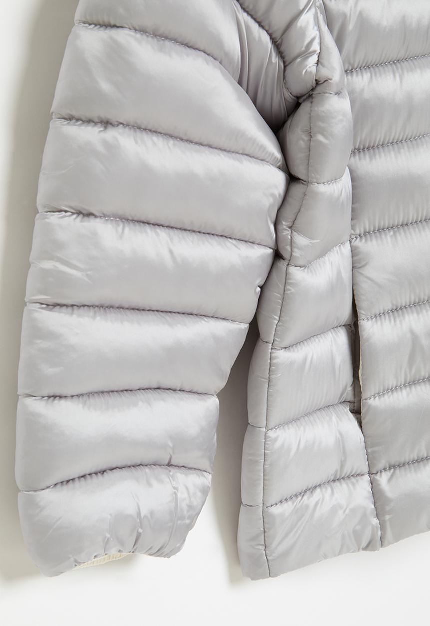 MINOTI - Girls basic puffer jacket - silver