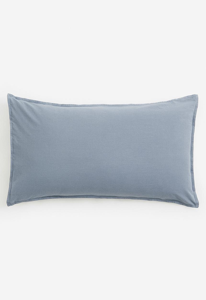 H&M - Cotton pillowcase - blue