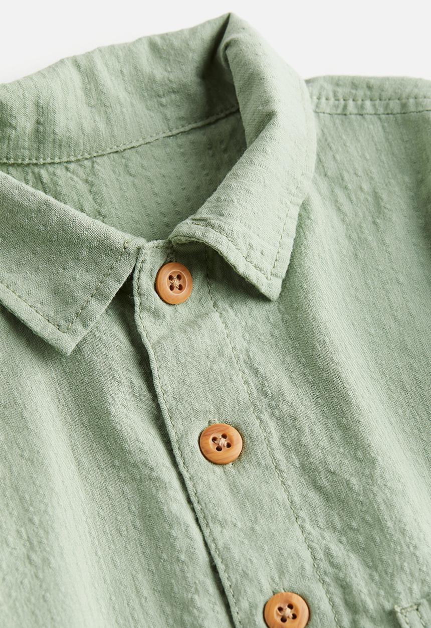 H&M - 2-piece seersucker set - light green