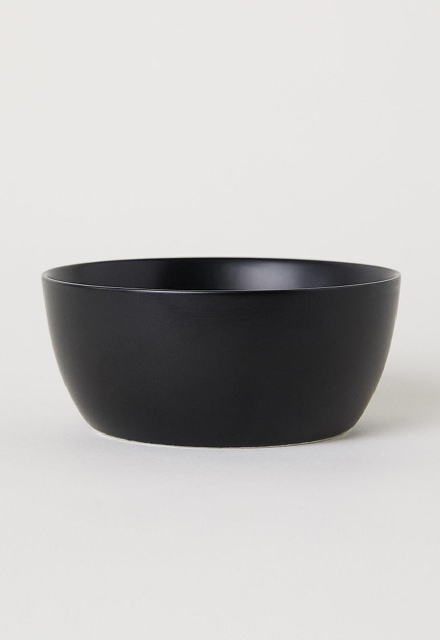 H&M - Porcelain bowl - black