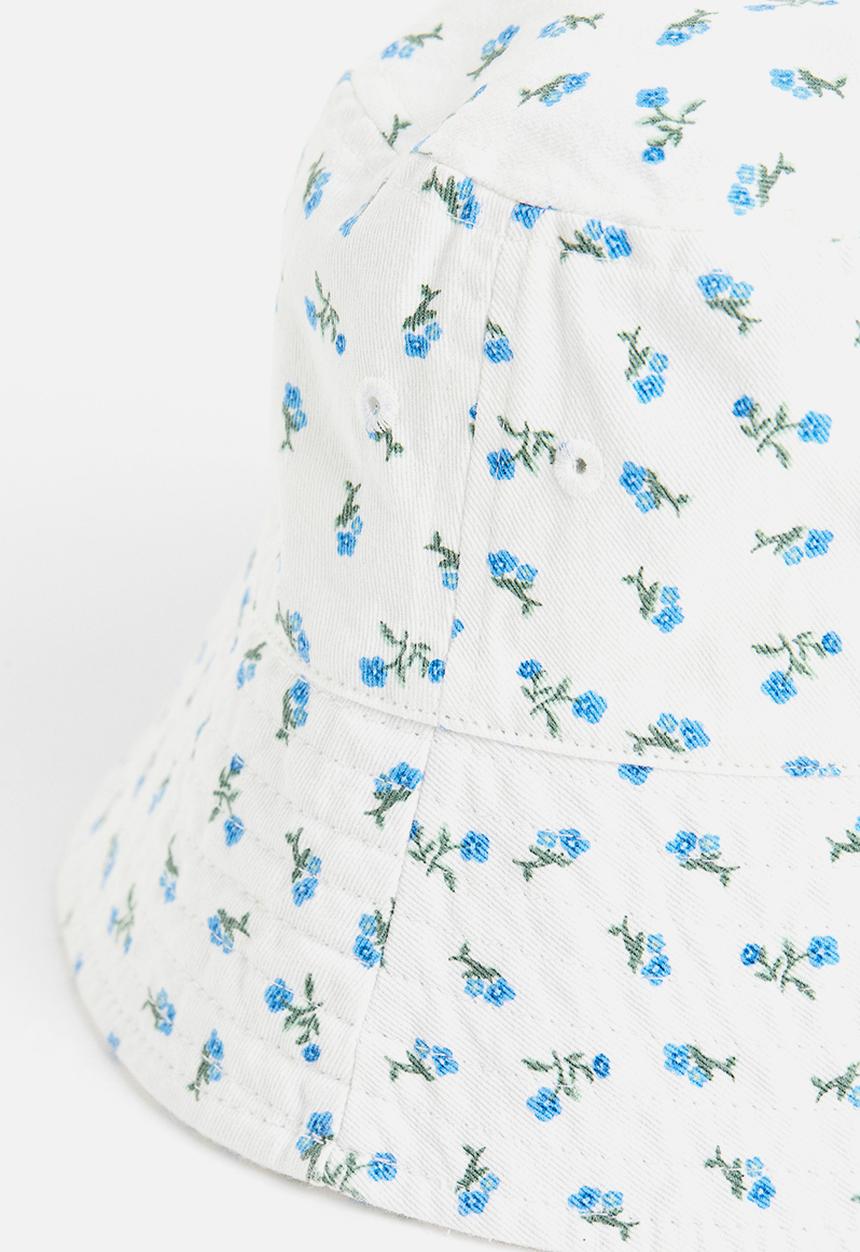 H&M - Cotton bucket hat - multi,white