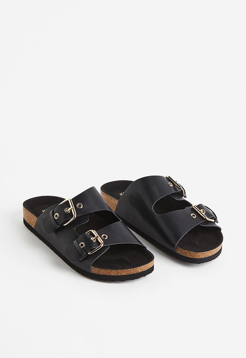 H&M - Two-strap slides - black