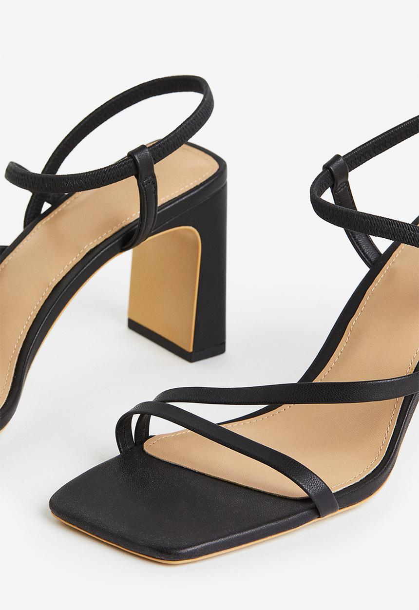 H&M - Heeled sandals - black