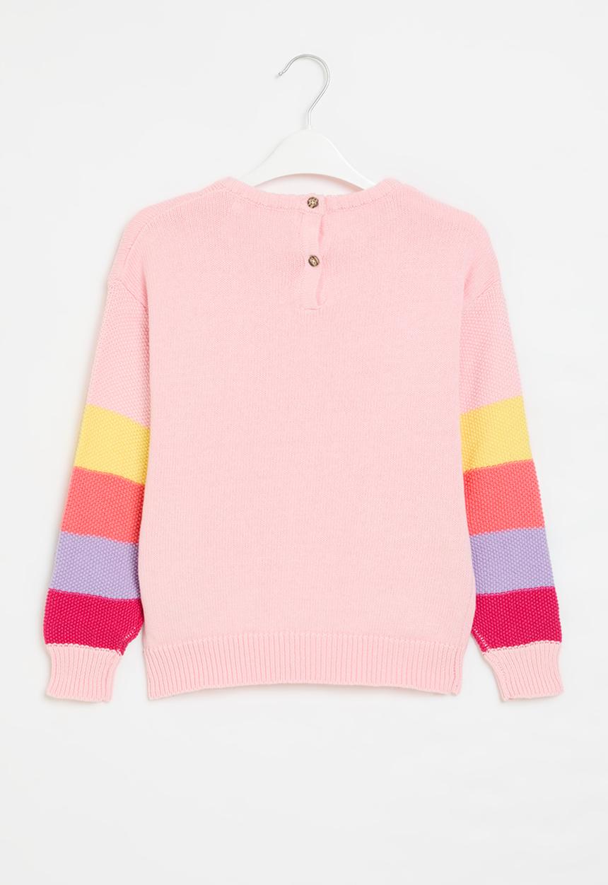 MINOTI - Textured knit jumper - pink