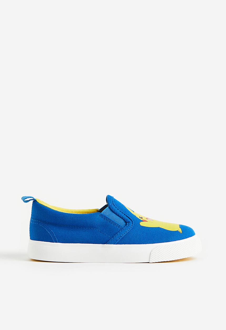 H&M - Slip-on trainers - bright blue pokémon