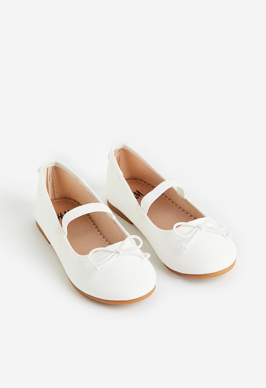 H&M - Ballet pumps - white