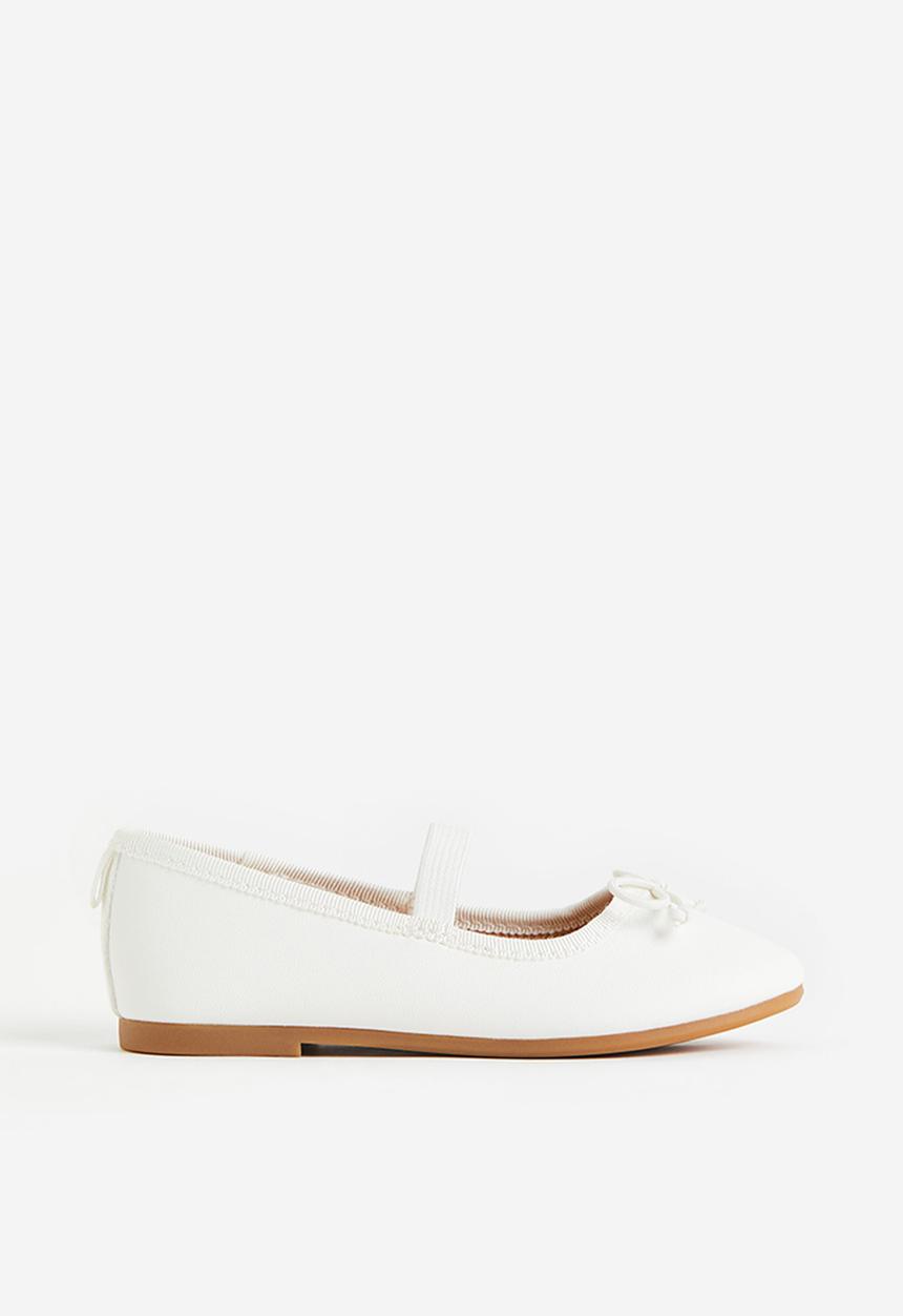 H&M - Ballet pumps - white