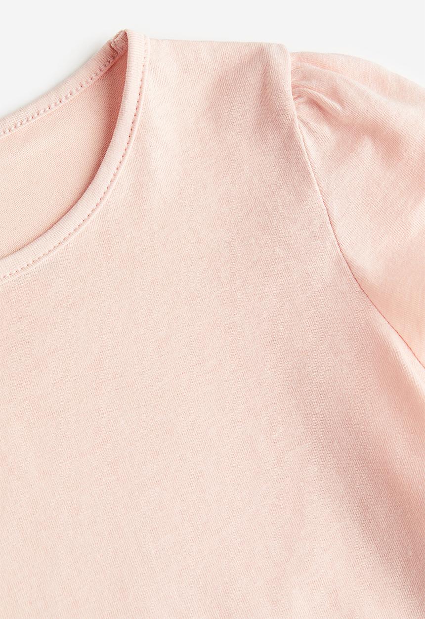 H&M - Cotton jersey top - light pink