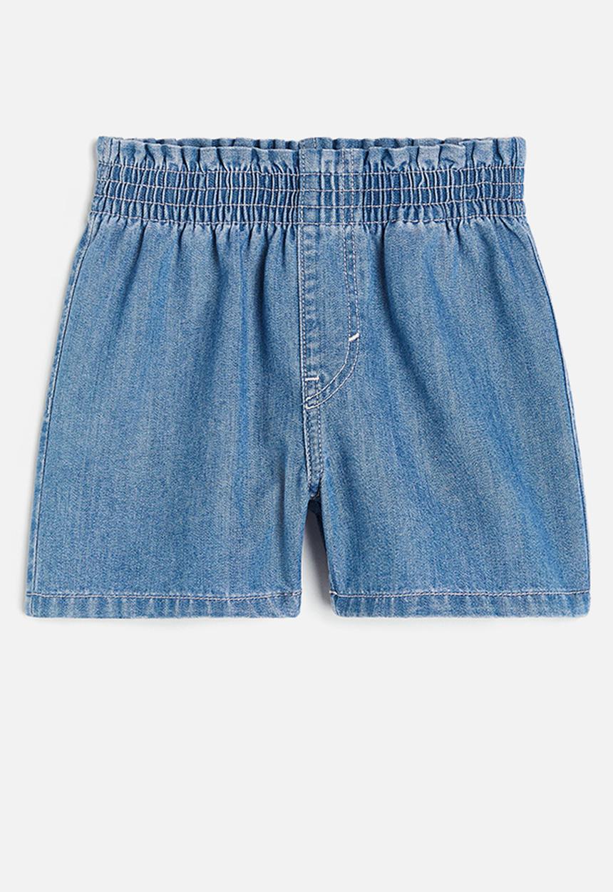 H&M - Loose fit denim shorts - blue
