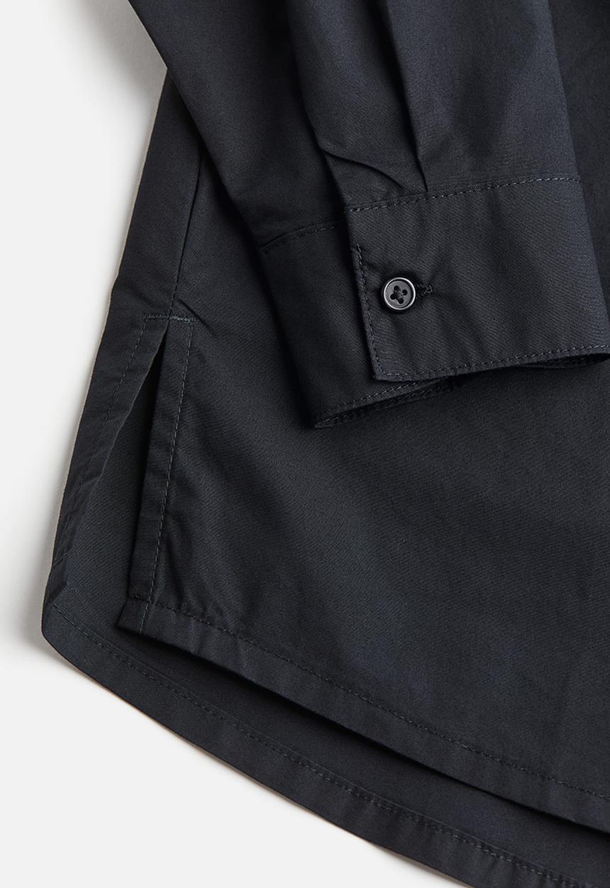 H&M - Printed cotton shirt - black